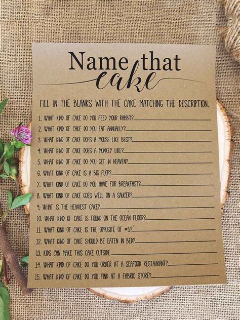 wedding games ideas